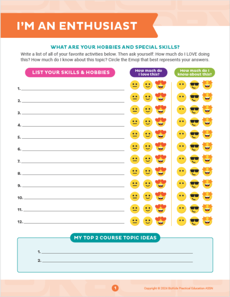 Student Workbook Example